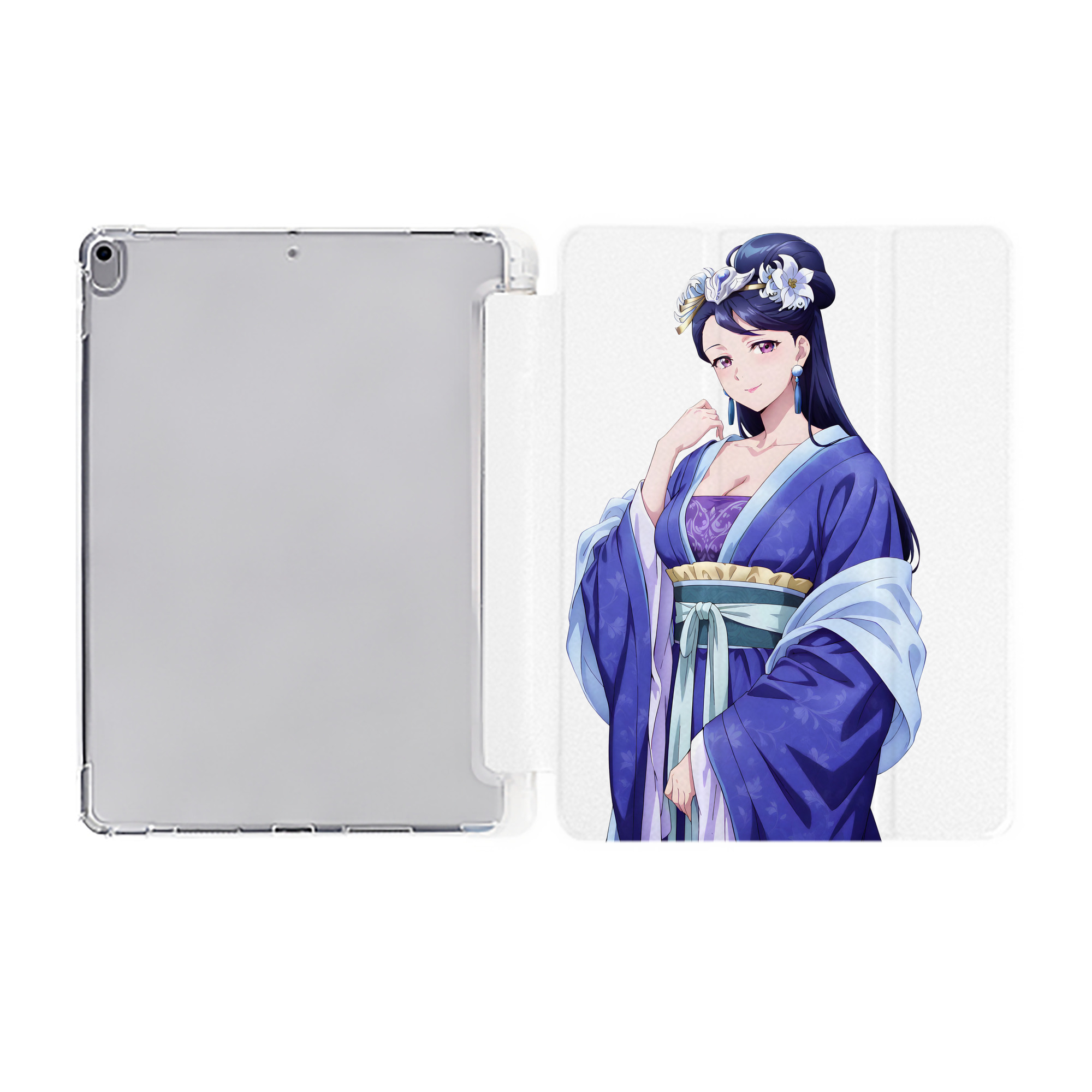 （画像用） 薬屋のひとりごと The Apothecary Diaries IPad ケース ペン収納付き 三つ折りスタンド PUレザー×シリコン 対応機種9.5/10.5/10.9インチ